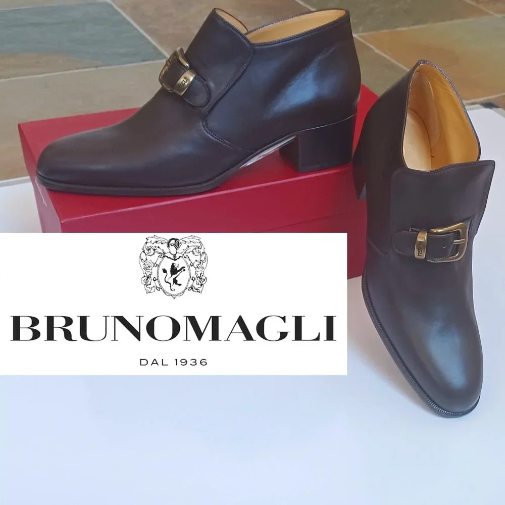 New Bruno Magli Genuine Leather Boots